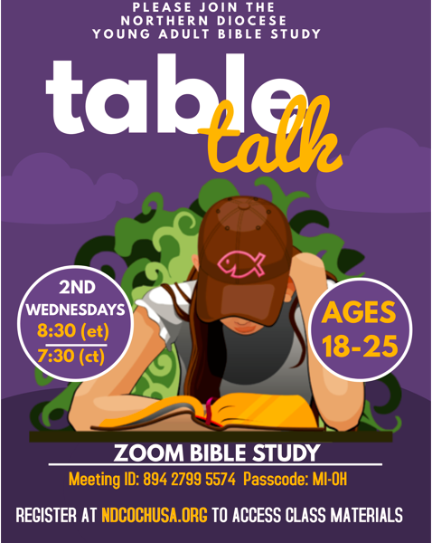 (Eastern) Table Talk (18-25 ys old)